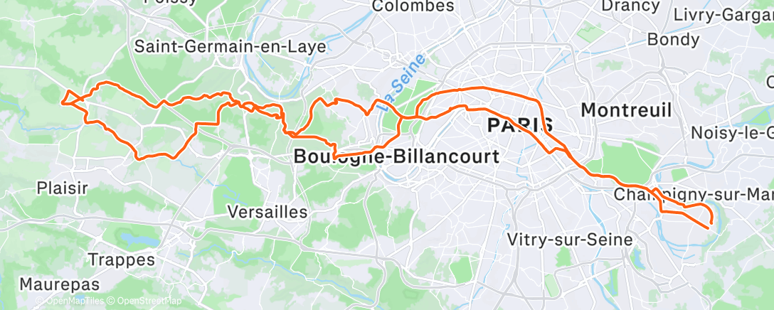 Map of the activity, Dernier CC de l’année 🚴‍♂️🚴‍♂️🚴‍♂️🚴‍♂️🚴‍♂️🚴‍♂️🚴‍♂️. Super social ride !