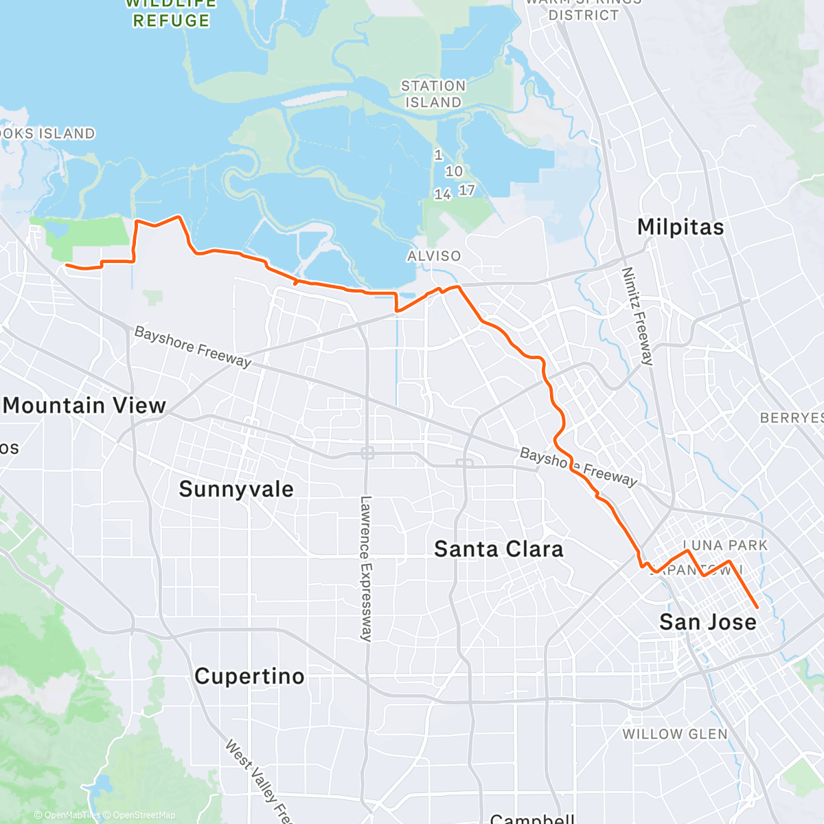 Map of the activity, I’ve Been Everywhere