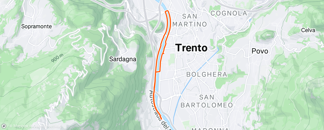 Map of the activity, Merry ChristRun🎄