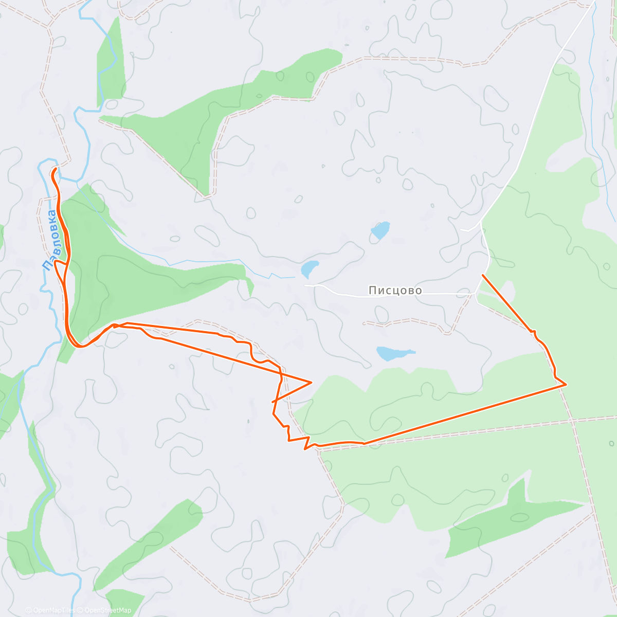 Map of the activity, Ни разу не был на бродах зимой