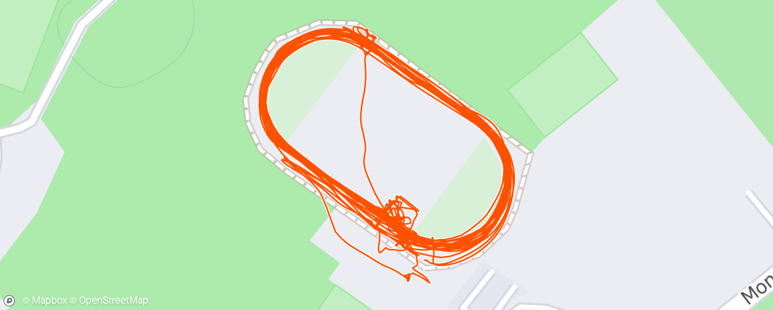 Mappa dell'attività FODAC Track Session ⛅