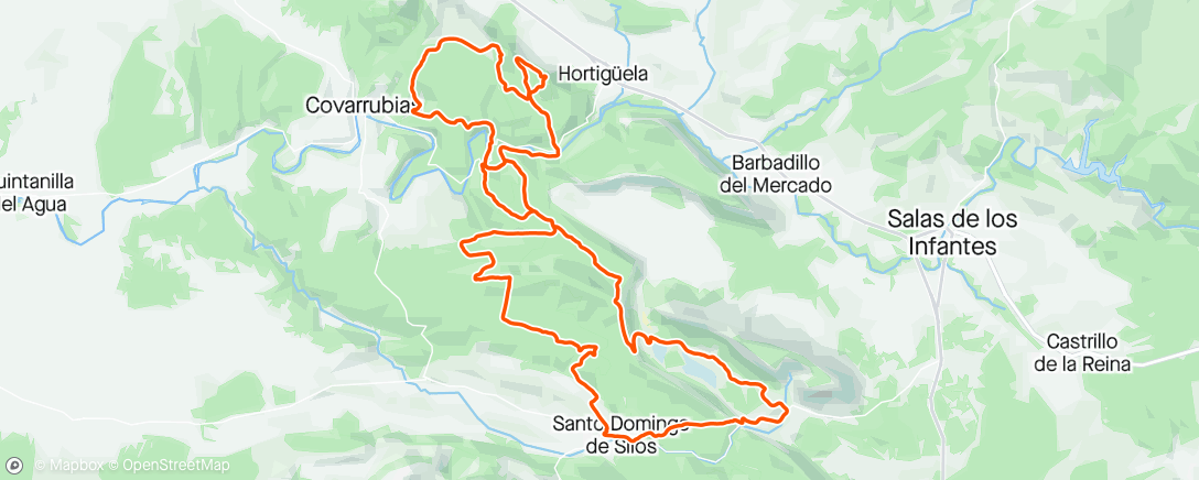 Map of the activity, Colina Triste 2024 Etapa 3