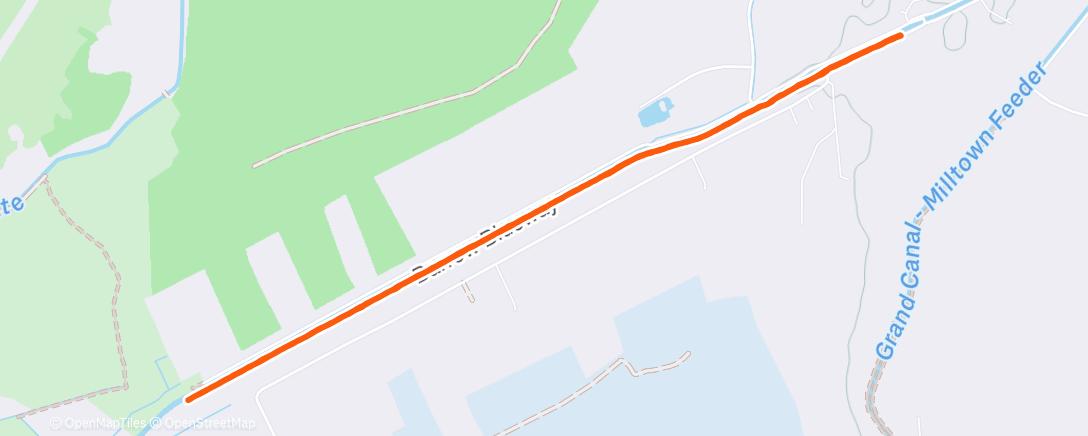 Map of the activity, Morning Run