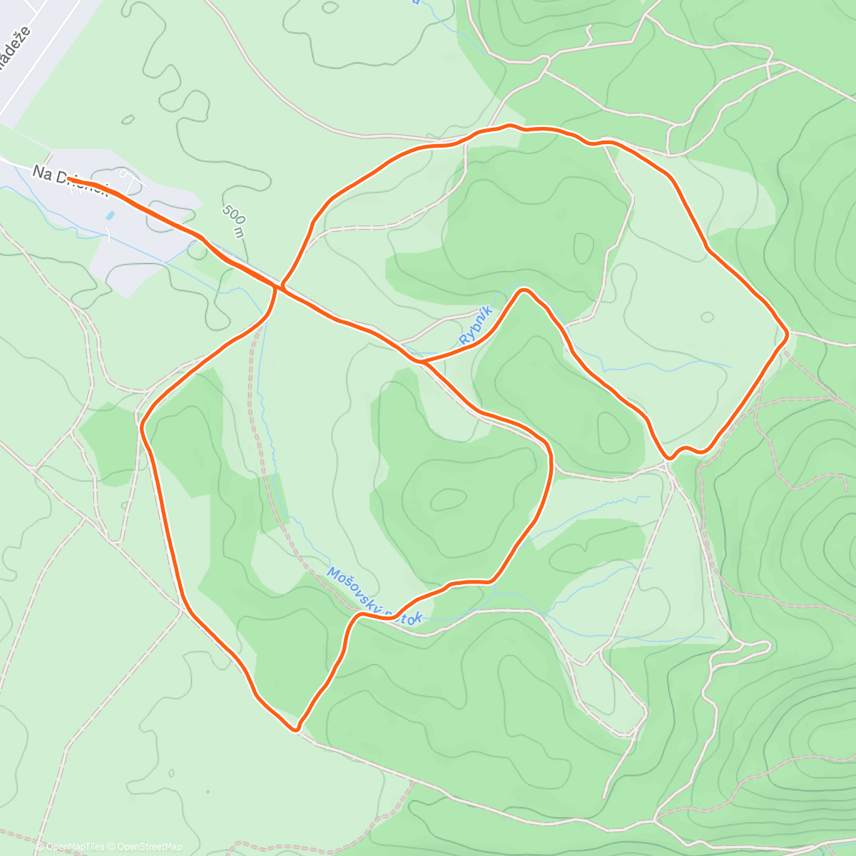 Map of the activity, iron .run® LK