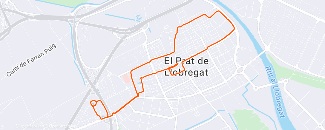 Mapa da atividade, Morning Run