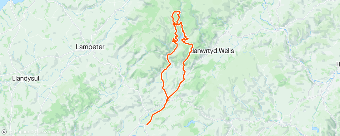 Map of the activity, Gravelly.