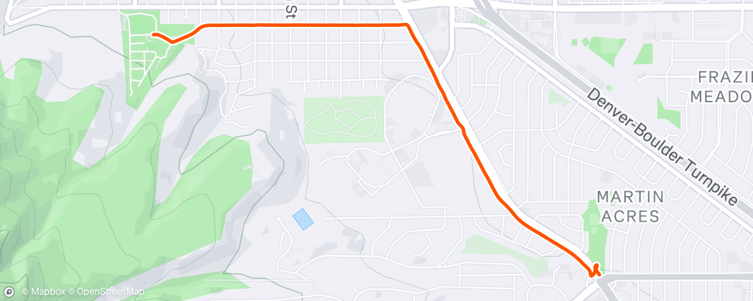 Map of the activity, Afternoon Gravel Ride