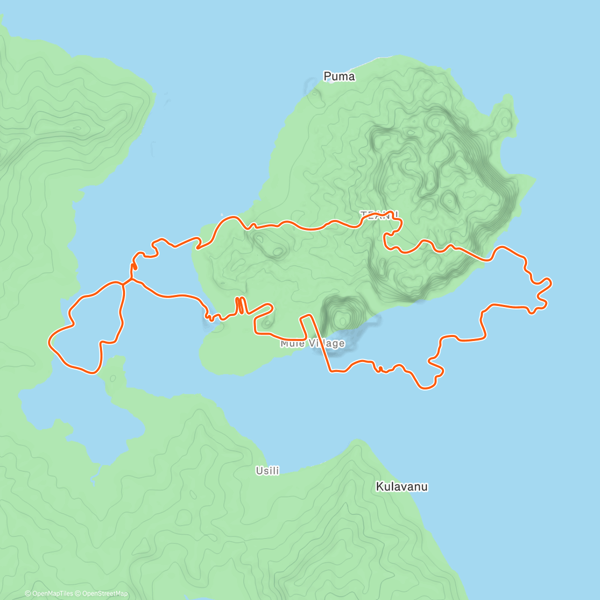 Map of the activity, Zwift - Waisted 8 in Watopia