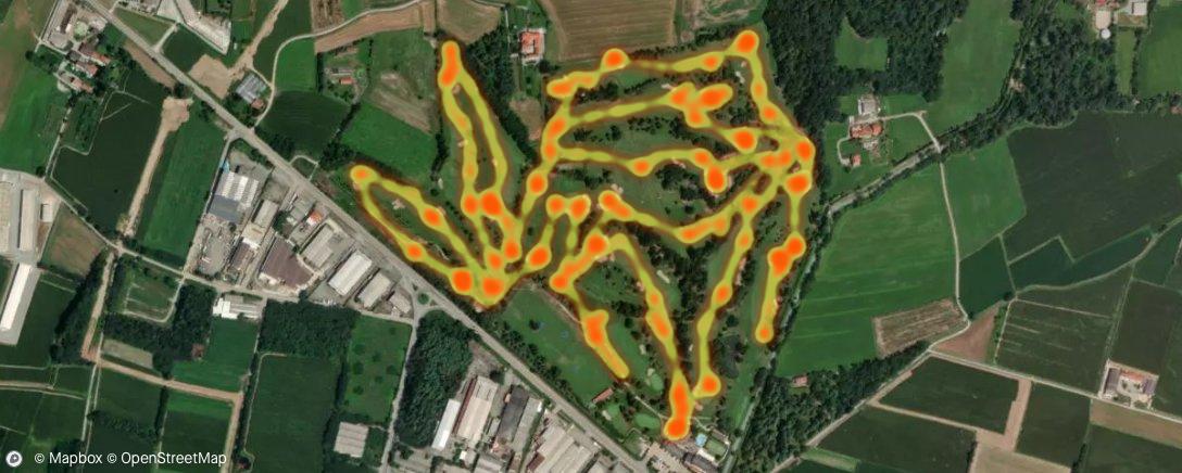 Map of the activity, Sessione di golf mattutina
