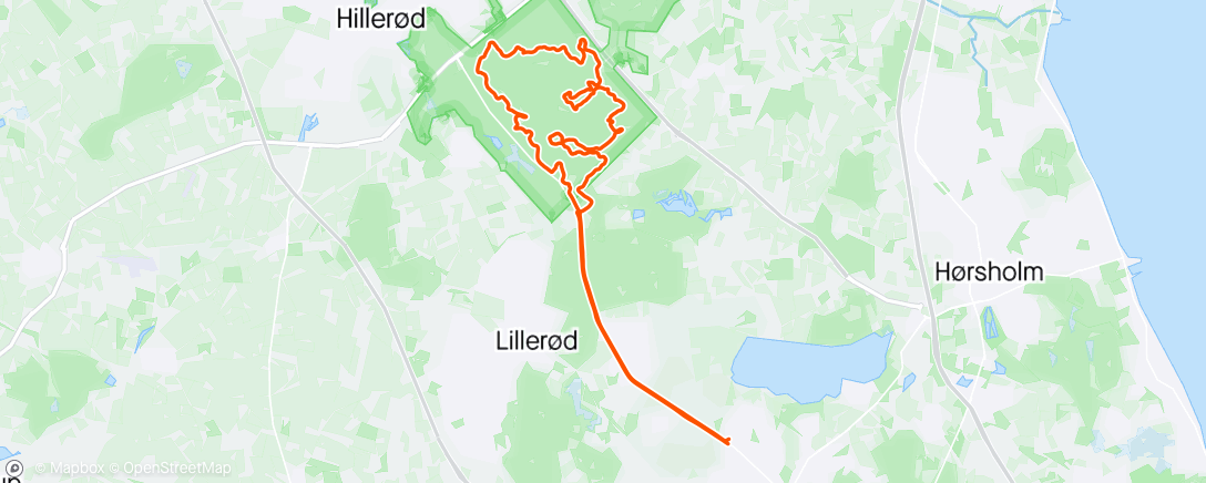 Map of the activity, Morning Ride