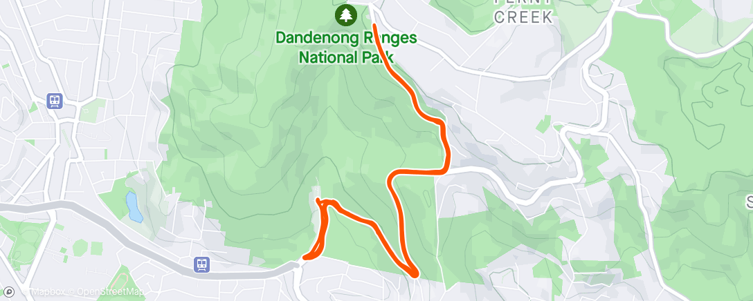Carte de l'activité Climbing session - Tourist Road repeats