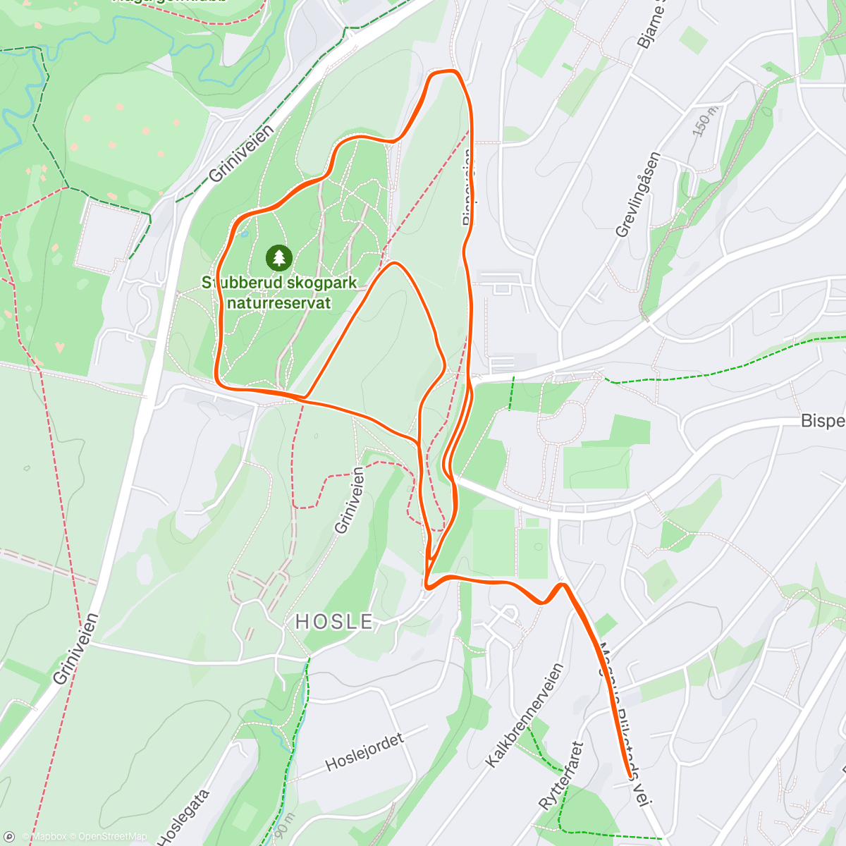 Map of the activity, Sauejordet dobbel