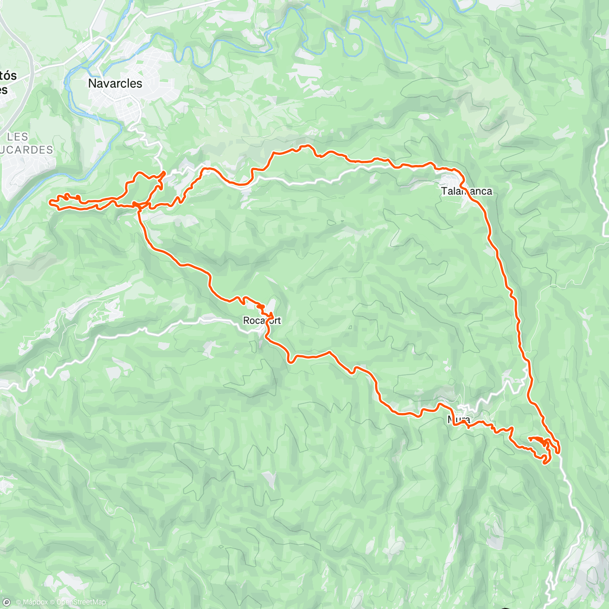 Map of the activity, Afternoon E-Mountain Bike Ride