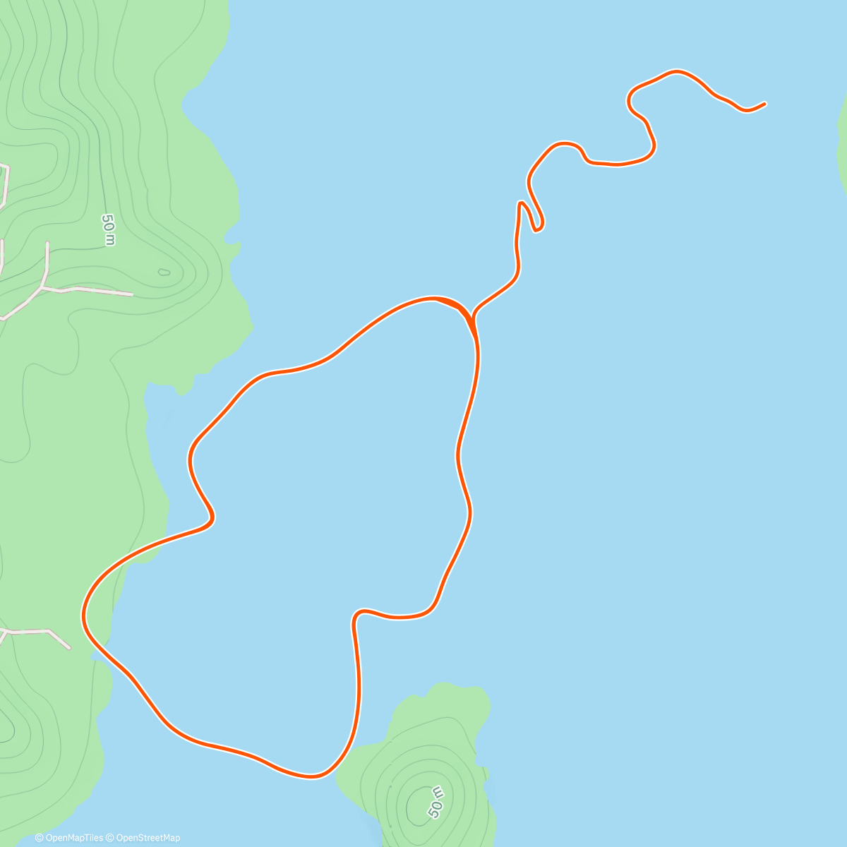 Map of the activity, Zwift - Deca Dash in Watopia