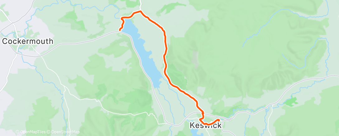 Map of the activity, Morning Ride
