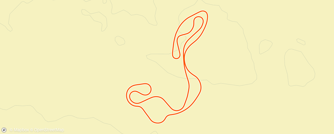 Map of the activity, Vuelta ciclística vespertina