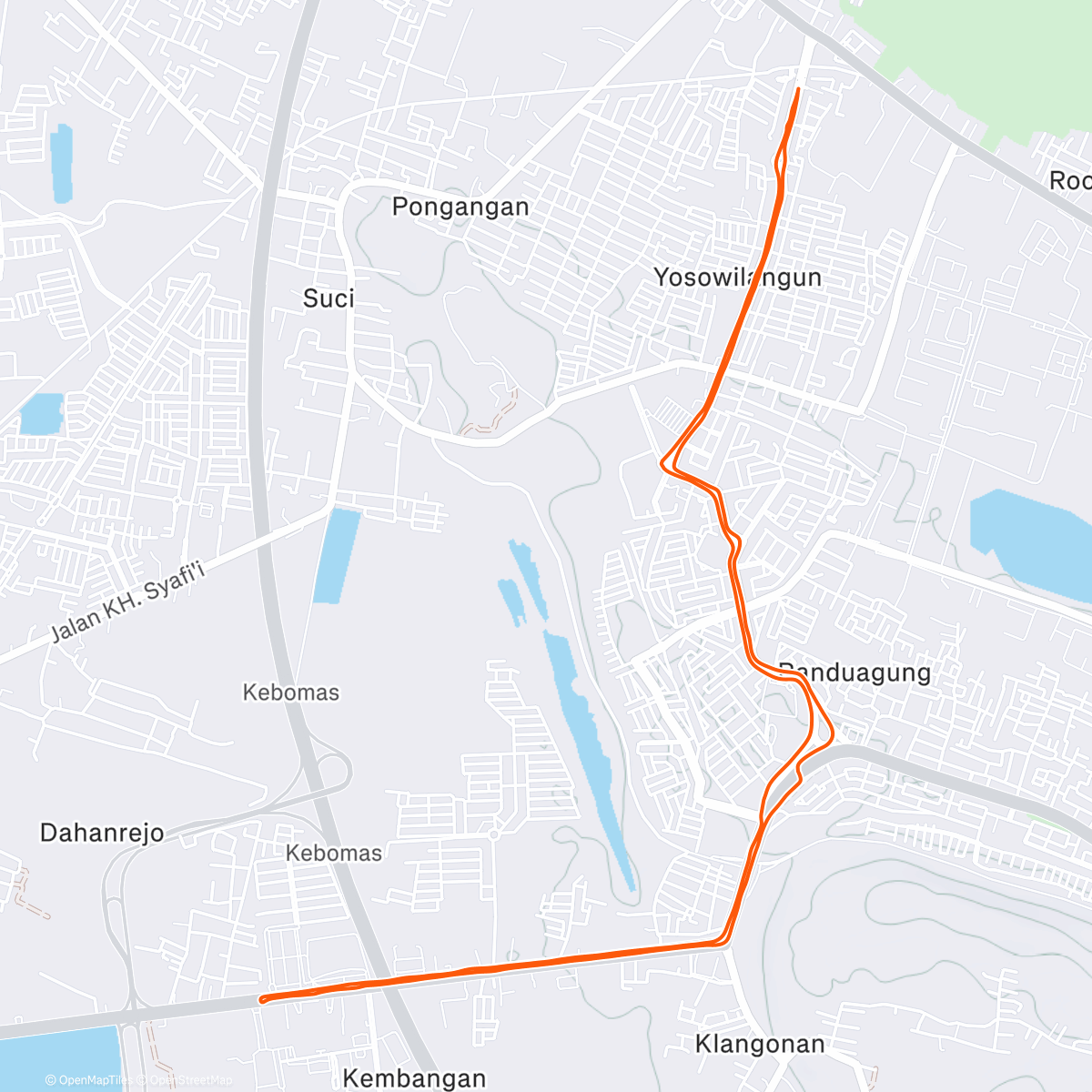 Map of the activity, L S M R with IRG