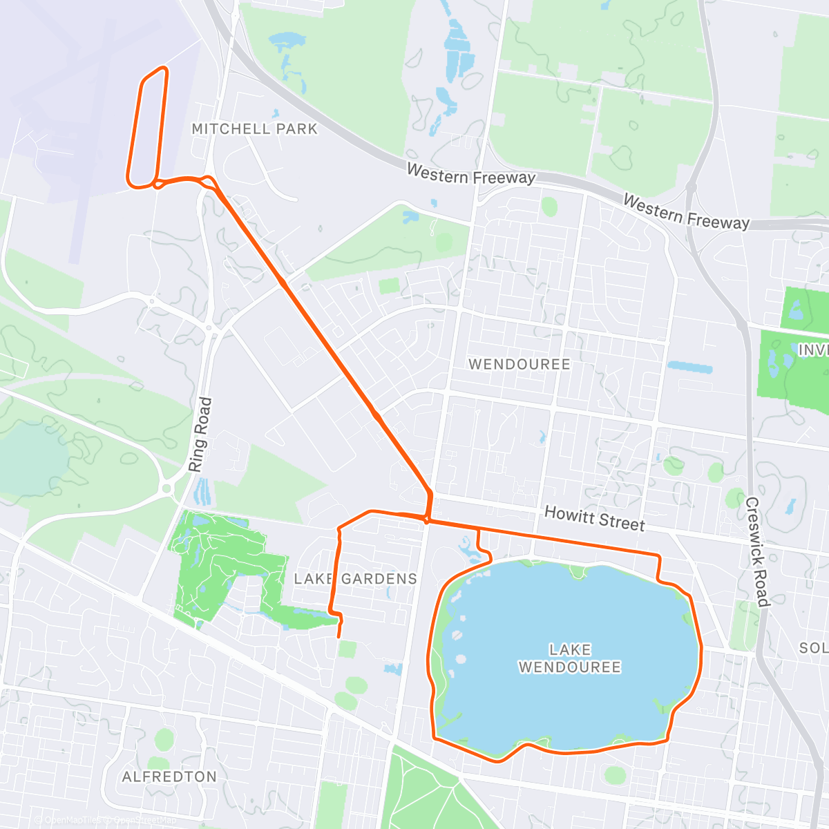 Карта физической активности (Festive 500 Day 6b - Airport Zoomies 🛫🌅)