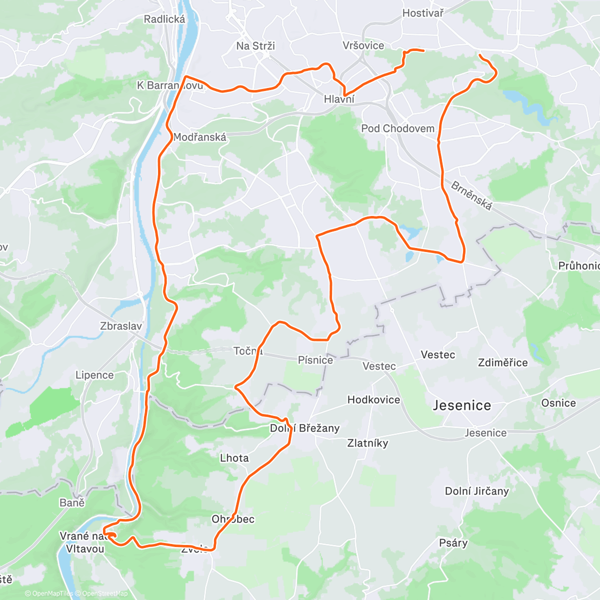 Map of the activity, už jsem říkal jak nesnáším zimu?