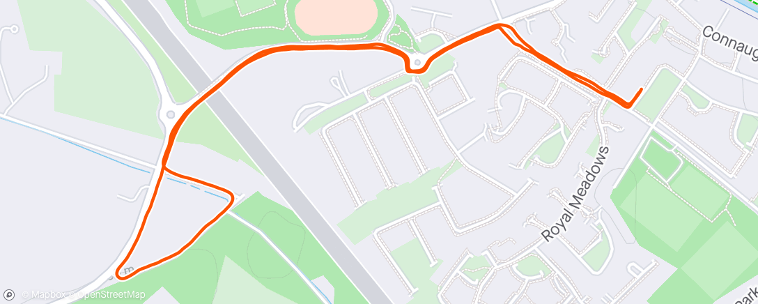 Map of the activity, Short brick jog