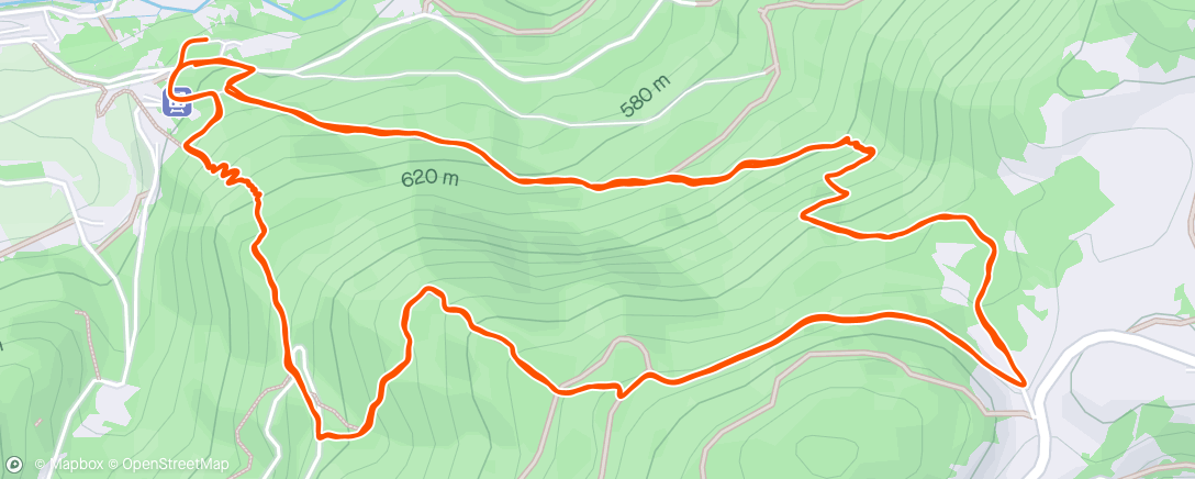 Map of the activity, Up & Down Aigle