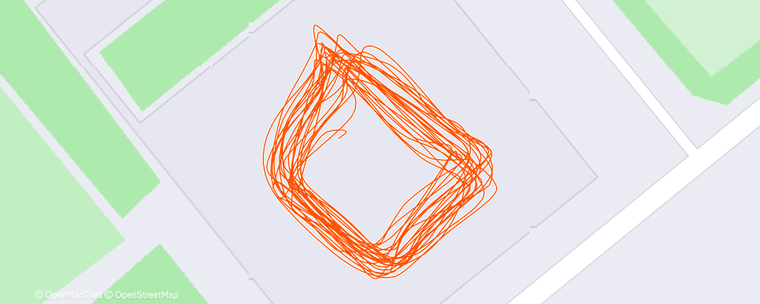 Map of the activity, 1月5回目のジョグ