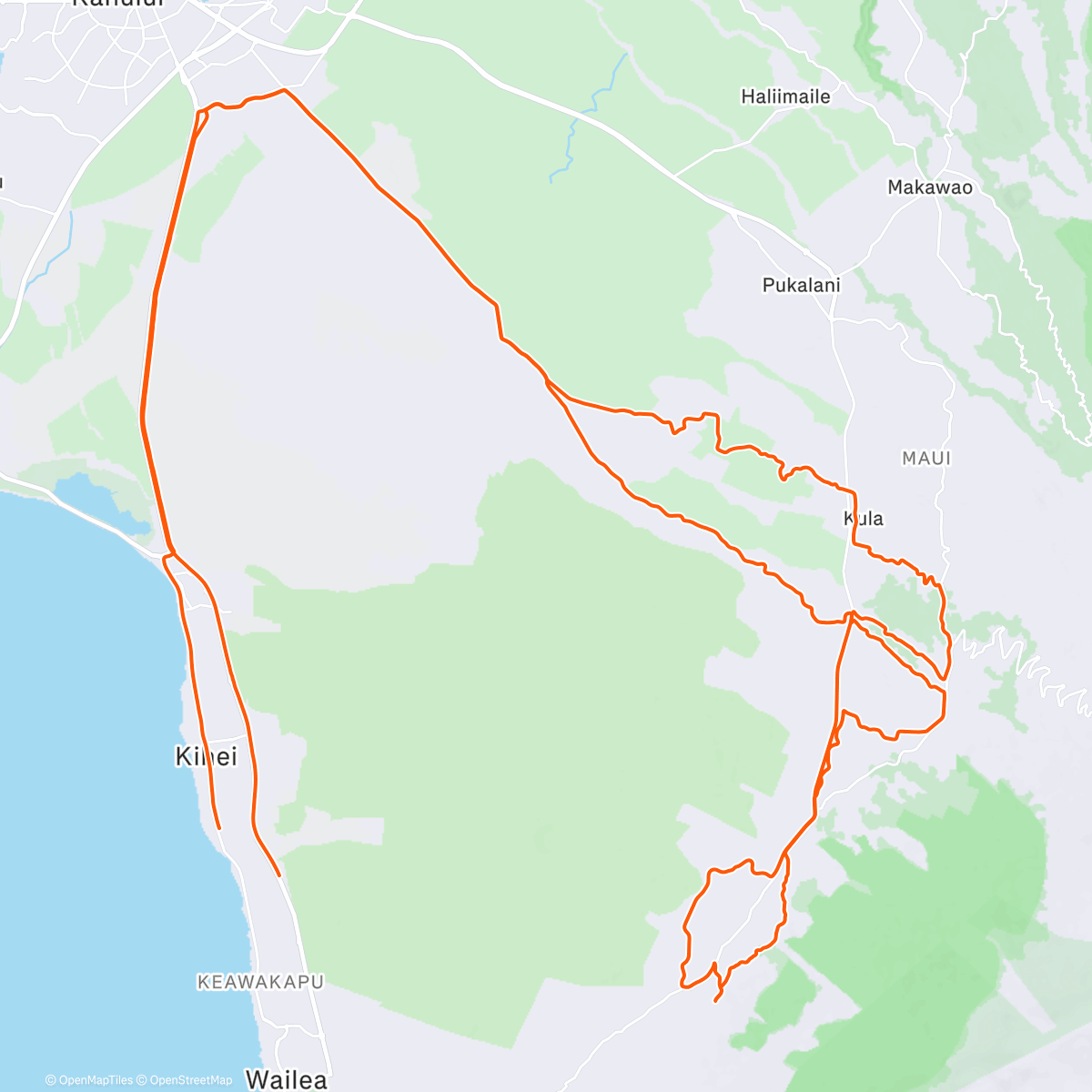 Map of the activity, Kula wiggle