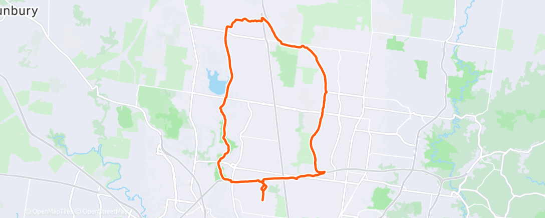 Mapa de la actividad (Morning Ride)