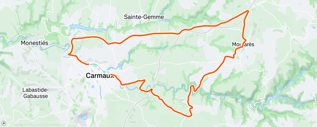 Carte de l'activité