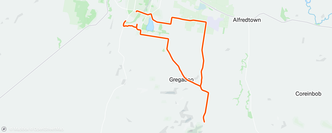 Map of the activity, Morning Ride