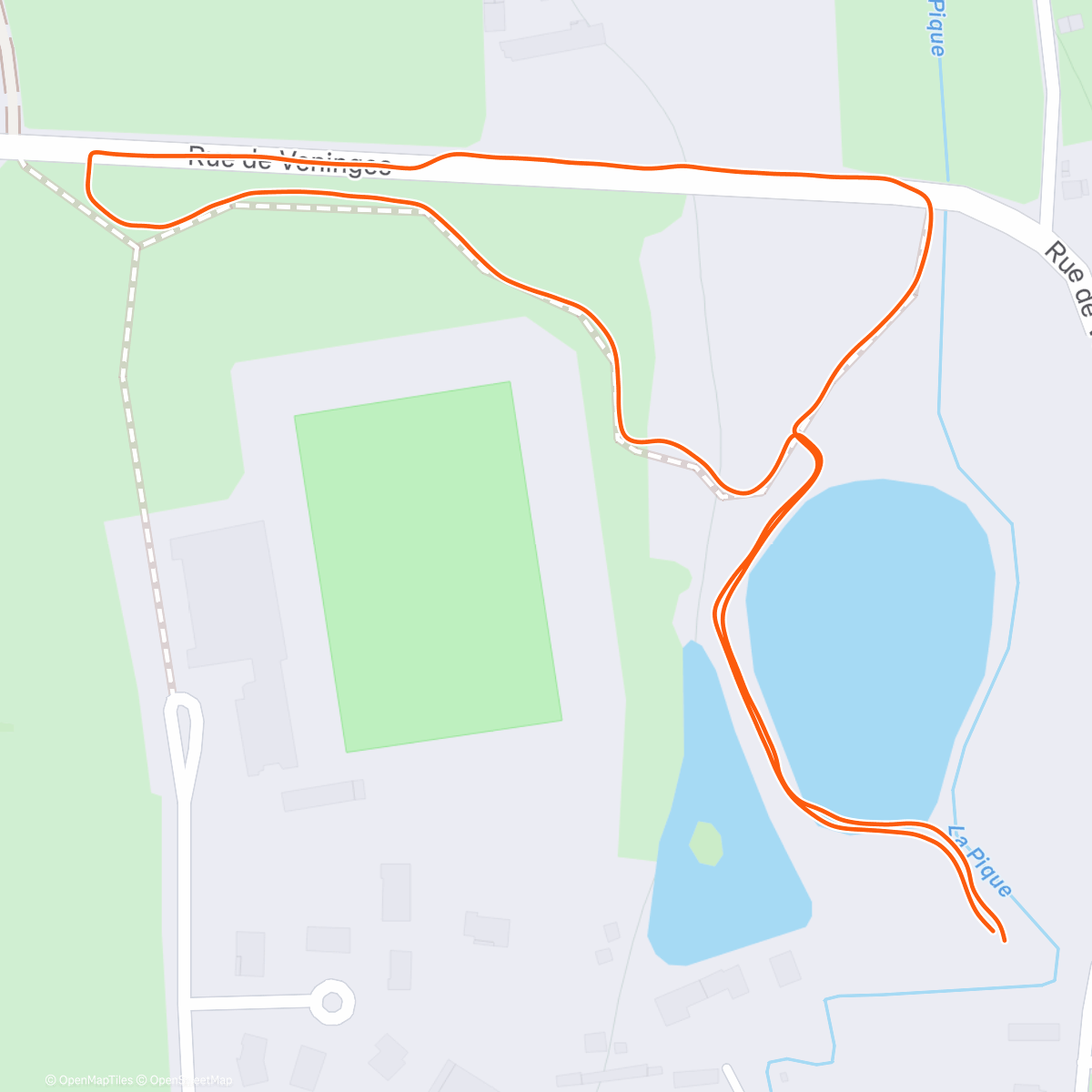 Map of the activity, Tour du nouvel ENS de coulanges