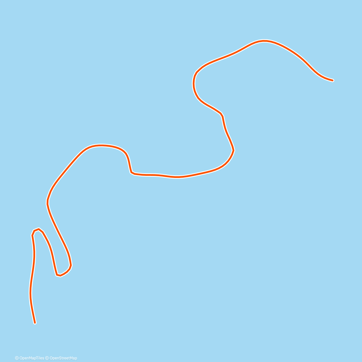 Map of the activity, Deca Dash completed