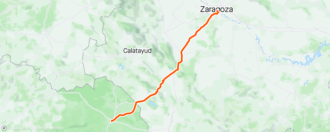 Map of the activity, La Vuelta stage 3