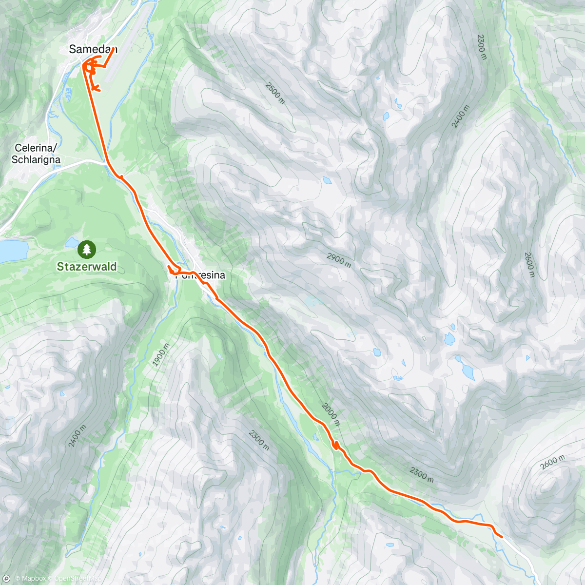 Map of the activity, Afternoon Ride