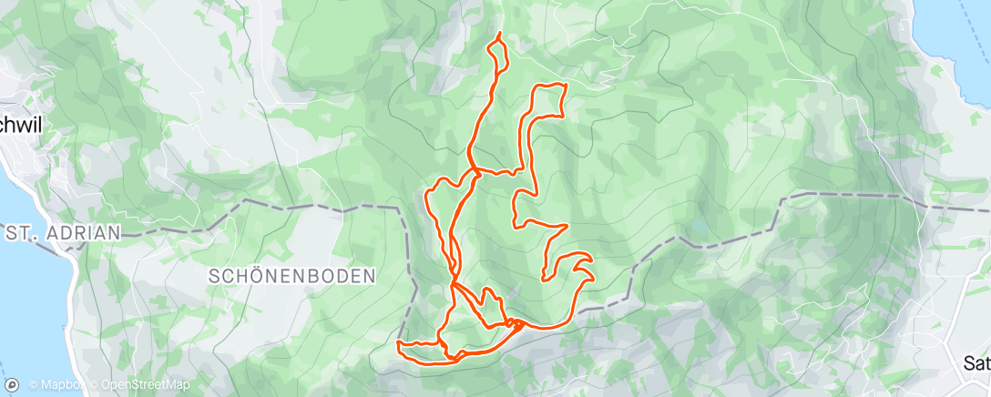 Map of the activity, Wildspitz one more time #NordPow