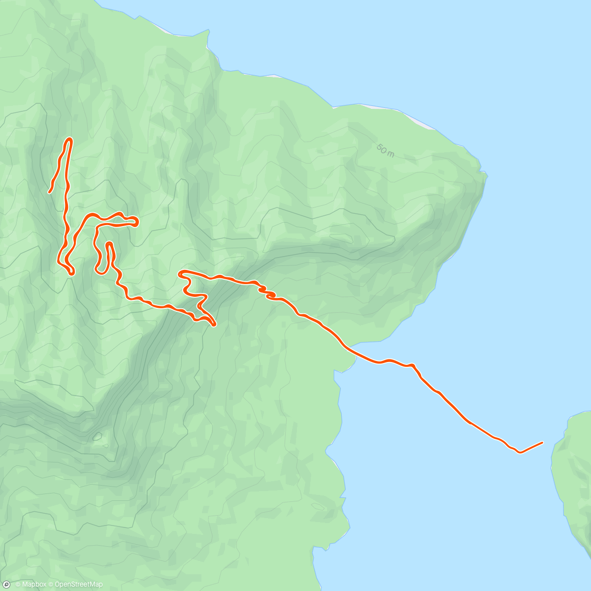 Map of the activity, Zwift - Climb Portal: Col de la Madone at 100% Elevation in Watopia