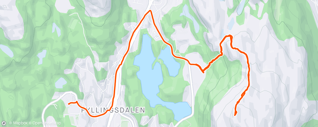 Mappa dell'attività Løvstakken