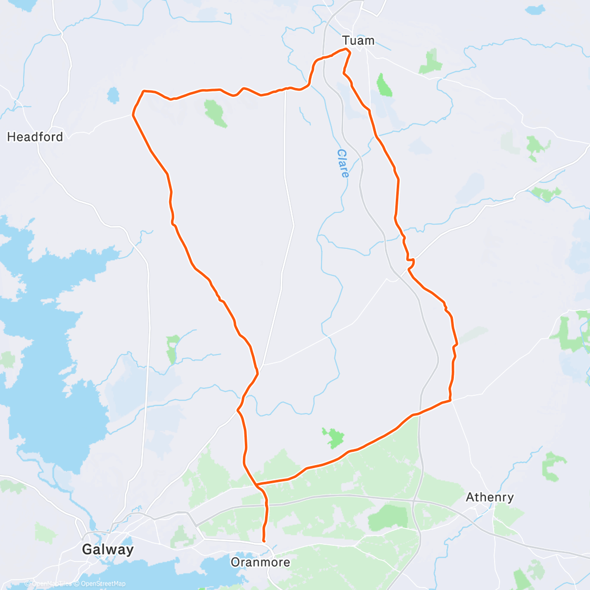 Карта физической активности (Challenge Sunday Morning spin)