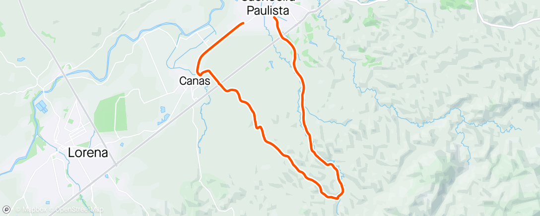 Map of the activity, Braulio
