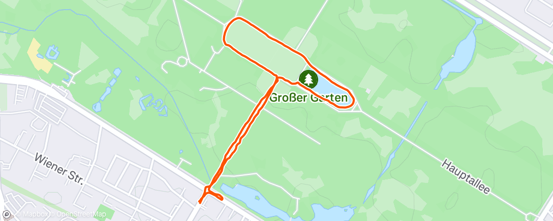 Map of the activity, Lunch Walk