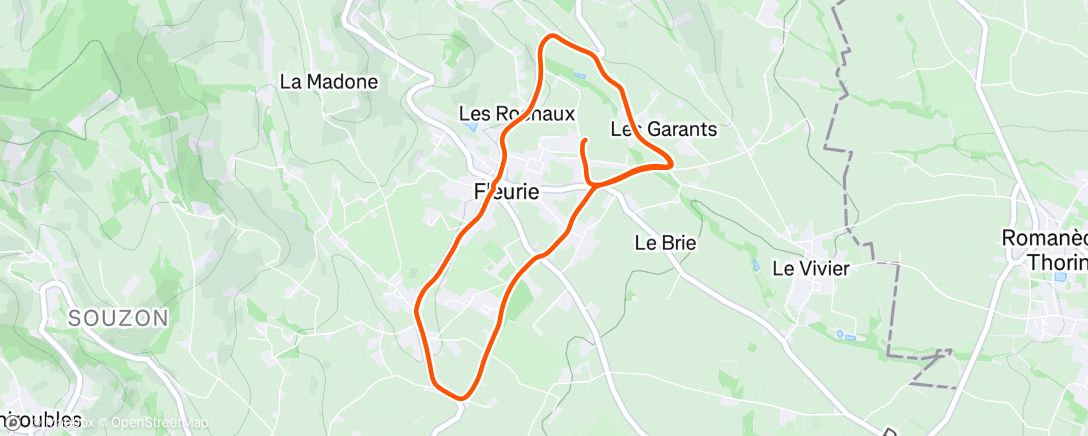 Map of the activity, Afternoon Run: première petite boucle avec ma puce ❤️ 1,5 km