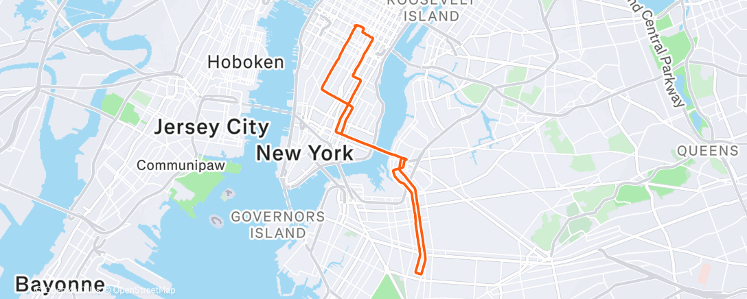 Map of the activity, Morning Ride