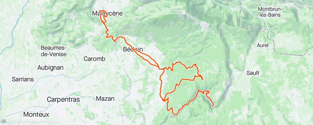 Mapa de la actividad (Route solo)