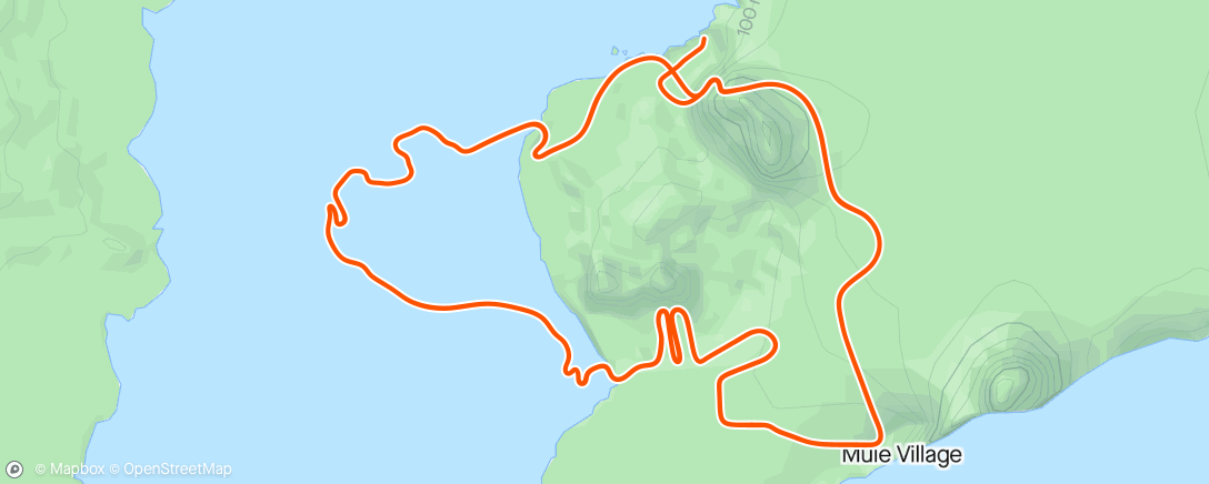 Map of the activity, Zwift - Group Ride: Ascenders Brunch Bunch Ride (D) on Volcano Flat in Watopia