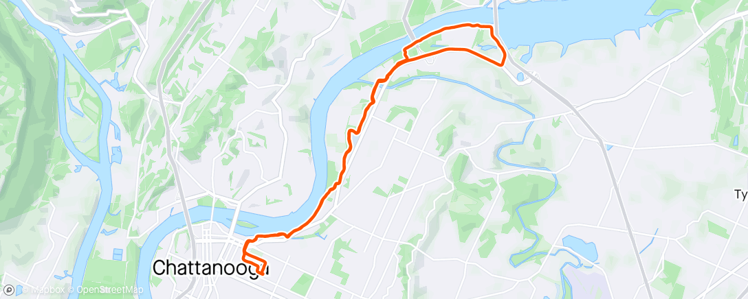 Map of the activity, Dam Loop