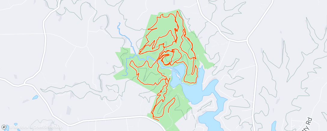 Map of the activity, Mountain creek trails 🥰
