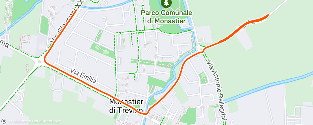 Map of the activity, Camminata pomeridiana