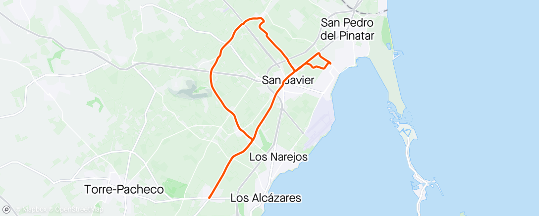 Map of the activity, 🚴🦵