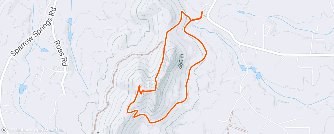 Map of the activity, Hike with Mom