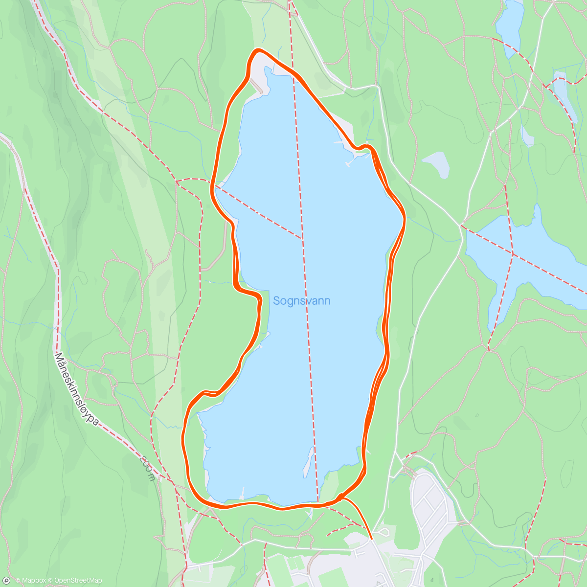 Map of the activity, Nice and wet 4x15min @4:15 avg 🌧️🌧️👍
